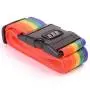 DC012 Adjustable Luggage Straps Fashion Portable Suitcase Belts with Combination Lock Custom Travel Luggage Belt Strap