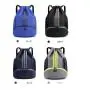 Sports Drawstring Backpack Portable Fitness Yoga Swimming Bags Large Capacity Double Compartment Basketball Backpack