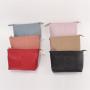 Keymay Custom High Quality Multi-color Embroidery Letter Waterproof Make up Organizer Leather Makeup Bag PU Cosmetic Bag