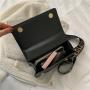 ZR328 Wanghong 2023 Fashion Women's Bag with Plaid Wide Shoulder Strap Single Shoulder Crossbody Acrylic Chain Bag