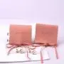 Custom Logo Printing Microfiber Jewelry Pouch Small Emboss Envelope Earring Necklace Packing Microfiber Bag