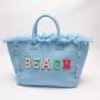 2022 Summer Travelling Designer Aesthetic Women Shoulder Plain Premium With Inside Pockets&zipper Canvas Tote Bag Handbag