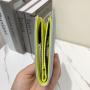 Customized women leather wallet rfid blocking card holder wallet leather zipper wallet for women
