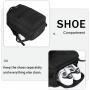 wholesale price custom luxury usb charging waterproof business laptop oxford backpack with shoe compartment