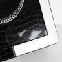 High Quality PU Tote Ita Bag Transparent Window Pins Leather Ita Hand Bag Clear Window Shoulder Bags