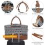 Sucipi Factory wholesale 2pc/set Weekender Travel Bags with Shoes Compartment Large Canvas PU Toiletry Duffel Bags Men Women