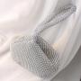 Factory Wholesale Evening Bags Pure Handmade Rhinestone Evening Bags Clutch Handbag Women Clutch Small