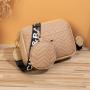 2024 New Korean Edition Women's Bag V-Pattern Embroidered Single Shoulder Crossbody Fashionable Lady Mother Bag One Piece