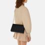 Custom Private Label Bags High Quality Small Size Trendy Ladies Luxury Shoulder Padded Stripe Embossed Woman Shoulder Bags