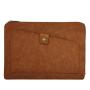 Custom business laptop bag genuine leather slim sleeve laptop case bag leather sleeve pouch bag