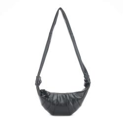 Croissant 2024 New Small Leather Commuting Large Capacity Single Shoulder Crossbody Bag Dumpling Bag
