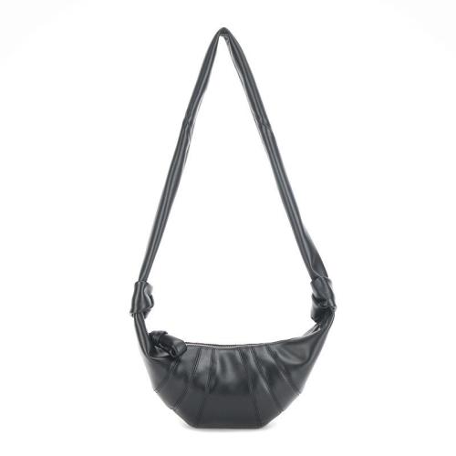 Croissant 2024 New Small Leather Commuting Large Capacity Single Shoulder Crossbody Bag Dumpling Bag