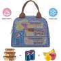Wholesale New Fashion Reusable Custom Food Package Cold Insulated Lunch Cooler Bag for Work Office School Travel Picnic