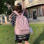 ZR841 Rabbit Girls Schoolbag New Fashion Nylon Waterproof Backpack High Quality Schoolbag Travel Student Zipper Laptop Bag