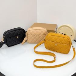 Bags for women wholesale factory embroidery diamond lattice small square mobile phone bag fashionable shoulder crossbody bag