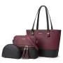 2024 New Female Bag Atmospheric Three-Piece Single Shoulder Oblique Span Hand Bag For Women