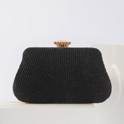 Trend evening dress women's banquet single shoulder cross bag chain bag manufacturer wholesale wrinkle evening bag