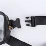 Keymay Clear Fanny Pack Waterproof Transparent Waist Pack Clear Crossbody Bag Stadium Approved Bum Bag PVC Stadium Belt Bag