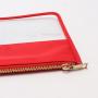 Keymay New Design Rts Stock 18 Colors Waterproof Toiletry Makeup Bag Christmas Red Zipper Pouch Clear Cosmetic Bag Pvc Pouch