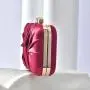 New Designer Silk Pleated Bridal Purse Clutch Evening Bag Wedding Black Dinner Bag Sling Handbag For Women