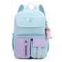 High quality schoolgirls nylon backpack large capacity backpack lovely design young girls schoolbag