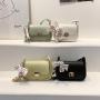Trending  Bolsos Lock Shoulder Bag Solid Color Crossbody Bags For Women