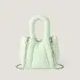 Custom New Fashion Women Puffer Tote Bag Soft Padded Down Winter Handbag Nylon Crossbody Bags