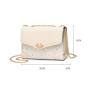 2024 New Fashion Simple Women's PU Leather Shoulder Bags Wholesale Luxury Designer Wear Proof Messenger Bag