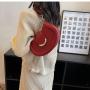 HR643 Women's Popular New Fashion Design Bag Crossbody Saddle Bag PU Single Shoulder Magnetic Button Underarm Women's Luxury Bag