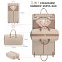 Garment Bags 3 in 1 Travel Duffel Bags with Shoe Pouch Carry on Weekender Bag for Women Men Business Hanging Suitcase Suit Dress
