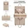 Garment Bags 3 in 1 Travel Duffel Bags with Shoe Pouch Carry on Weekender Bag for Women Men Business Hanging Suitcase Suit Dress