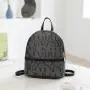 2024 Women's Small Schoolbag for Foreign Trade New Fashionable Letter Printed Casual Multi-Use Shoulder Bag Lady Style
