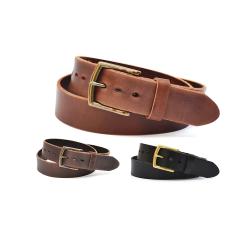 Fashion Good Quality Full Grain Leather Belt Vegetable Tan Leather Belt For Men