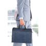 Gelory Waterproof Zippered Document Bag Business Briefcase Waterproof Lightweight Handbag