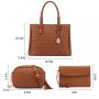 2023 LOVEVOOK new 3pc ladies bags sets fashion elegant geometric designer handbags famous luxury women laptop purses and handbag