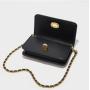 Hot Sale Luxury Crystal Chain Flap Crossbody Bag for Women Single Strap Zipper and Button Closure PU Lining Fashion Trends