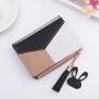 OEM022 Leather Small Wallet Women Luxury Brand Famous Mini Women Wallets Purses Short Coin Zipper Purse Credit Card Holder
