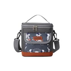 2024 New Style Space Portable Aluminium Foil Waterproof Soft Thermal Lunch Tote Insulated Cooler Bag
