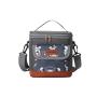 2024 New Style Space Portable Aluminium Foil Waterproof Soft Thermal Lunch Tote Insulated Cooler Bag