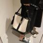 Pure Canvas  Wholesale Handbag Manufacturer Customize Bucket Handbag Tote Bag Handbag Tote Bag Bolsas Para Mujer