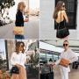 LOVEVOOK 2022 new arrival geometric bags pu leather ladies messenger purses fashion crossbody bags custom women shoulder bags