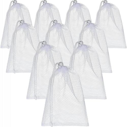 Gelory Kitchen Jewelry Toys Gifts Storage Mesh Bags Custom Nylon Mesh Laundry Bag With Drawstring