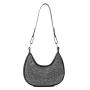 ZR542 Women's Saddle Bag PU Contrasting Color Stitching Fashion Working Portable One Shoulder Female Girl Tote Bag Shopping