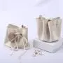 High End Microfiber Fabric Drawstring Gift Packaging Bag Microfiber Dust Suede Pouch