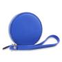 Custom coin purse eco saffiano pu leather mini round coin wallet for girls