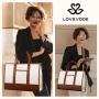 LOVEVOOK Work Bag 15.6 inch Large Teacher Purse Lightweight Computer Bag Briefcase Business Office Laptop Tote Bags for Women
