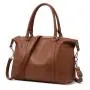 LOVEVOOK&REALER Women Bag Oil Wax Big PU Leather Handbags for Women Tote Handbags Ladies Bags.