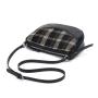 2024 Vegan Leather Women Shoulder Bag Fashion Ladies Sling Bags Crossbody Bag With Top Canvas Design