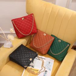 Gelory Customized 2024 Trendy Handbags High Quality PU Leather Women's Bucket Tote Bags Chain Shoulder Bags