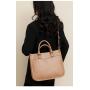 Large Capacity Classical PU Leather Tote Bags Women Handbags Ladies Shoulder Bag Leather Sling Cross Body Tote Hand Bag